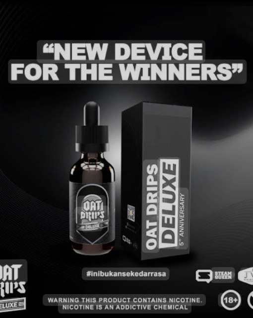 Oat Drips Deluxe 60ml Limted Edition by JVS x Steam Queen | Liquid Freebase